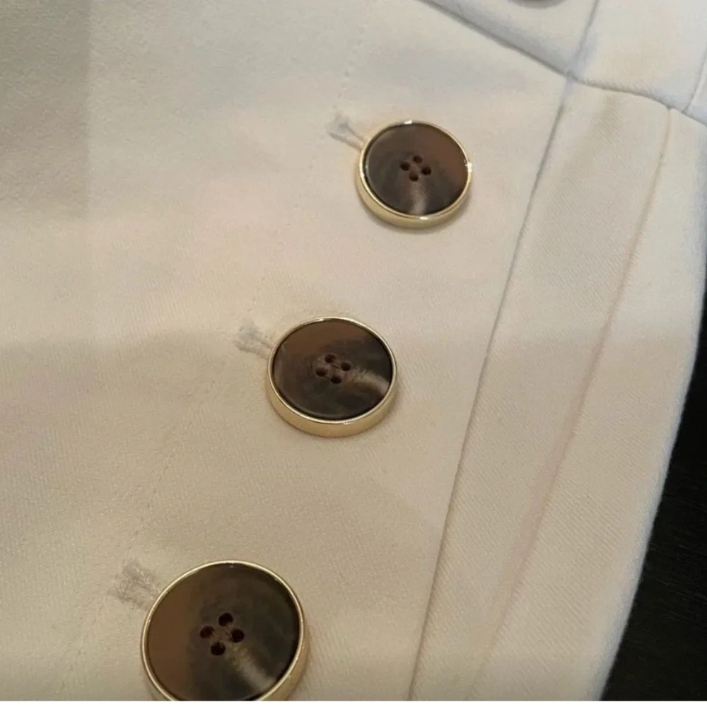 10 Crosby Derek Lam White Skinny Pants - Picture 7 of 8